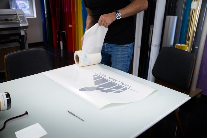 Carrosserie Regamey SA - Découpe vinyle - Lettrages - Reproduction